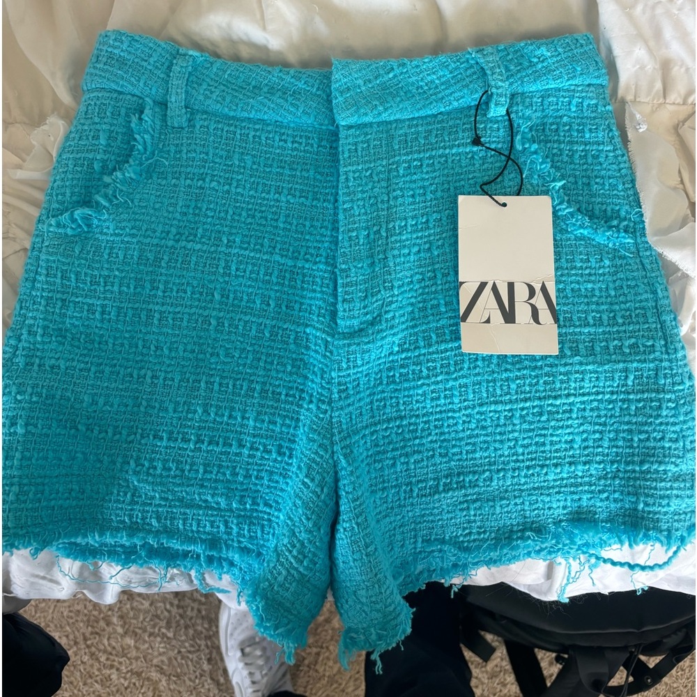 Zara blue shorts